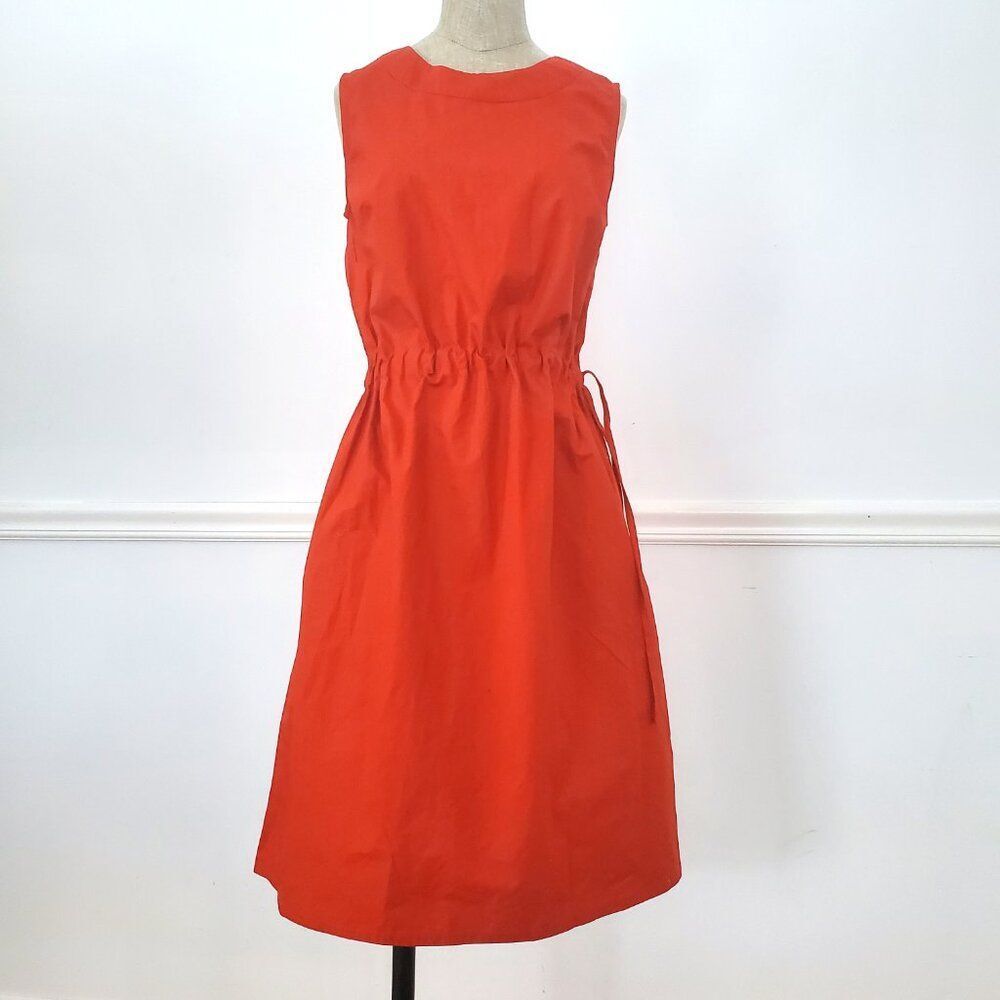 LUCYWILD Garmentory RED Shift DRESS Japanese Cotton  Size XS~ NWOT! ~ RET:$515 - Picture 2 of 15